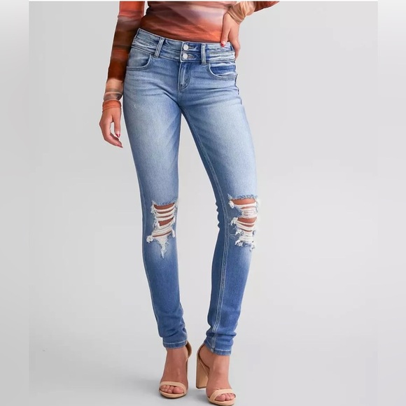 KanCan Low Rise Skinny Stretch Jean in Sophia Size 26 - Picture 2 of 12